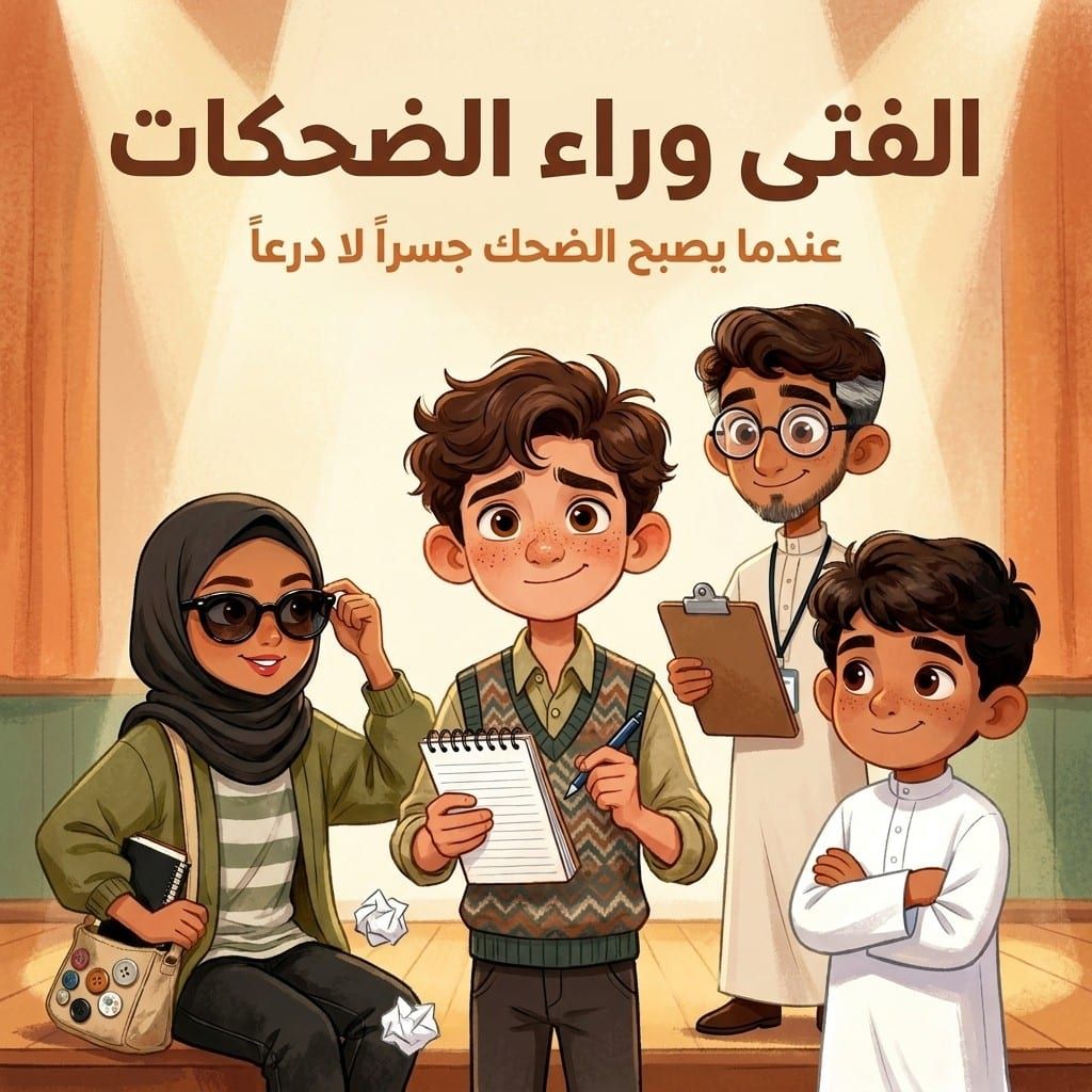الفتى وراء الضحكات