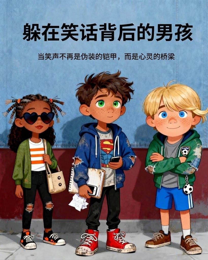 躲在笑话背后的男孩