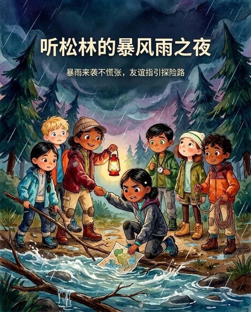 听松林的暴风雨之夜