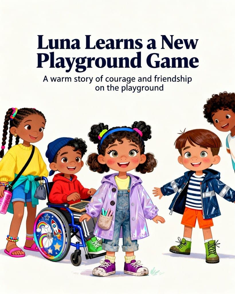 Luna Learns a New Playground Game
