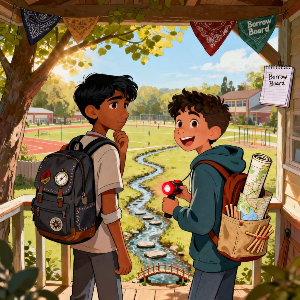 The Borrowed Backpack Boundary Quest