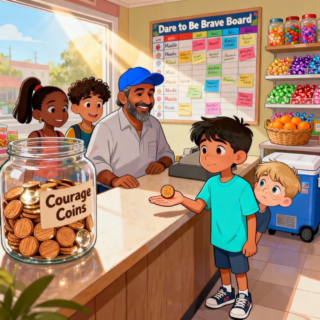 Kai and the Courage Coin Challenge