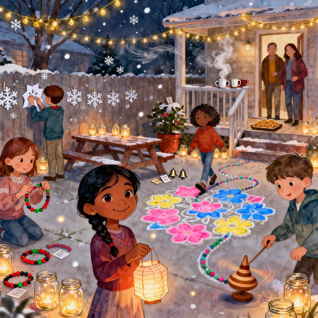 Glow Night at Mira's House
