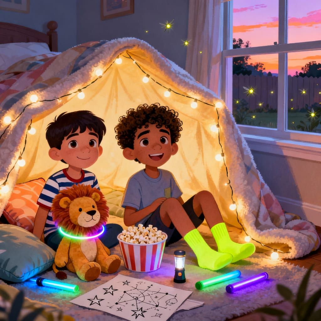 Leo's First Sleepover Adventure