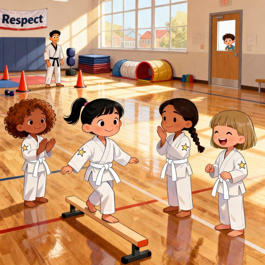 Lily and the Karate Team