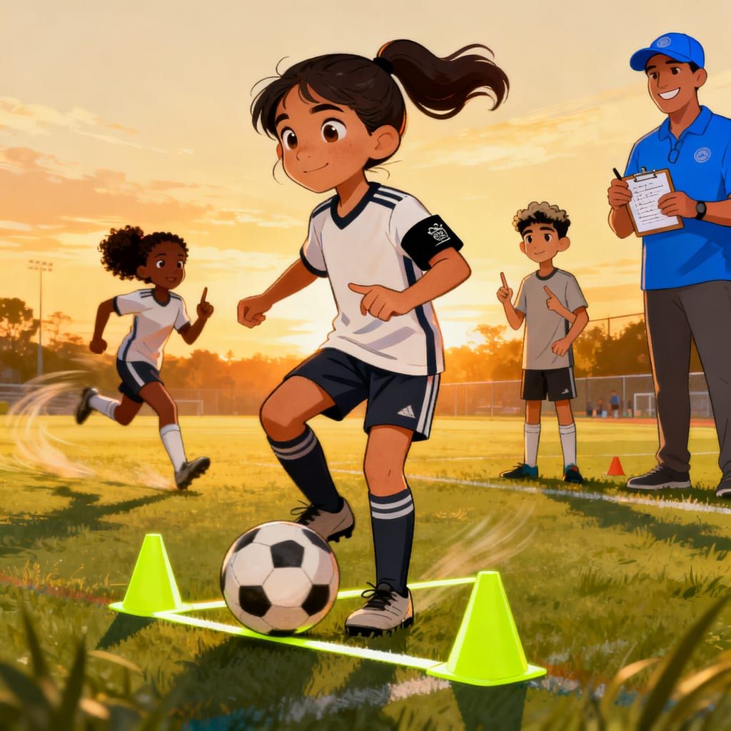 Mia and the New Coach's Playbook