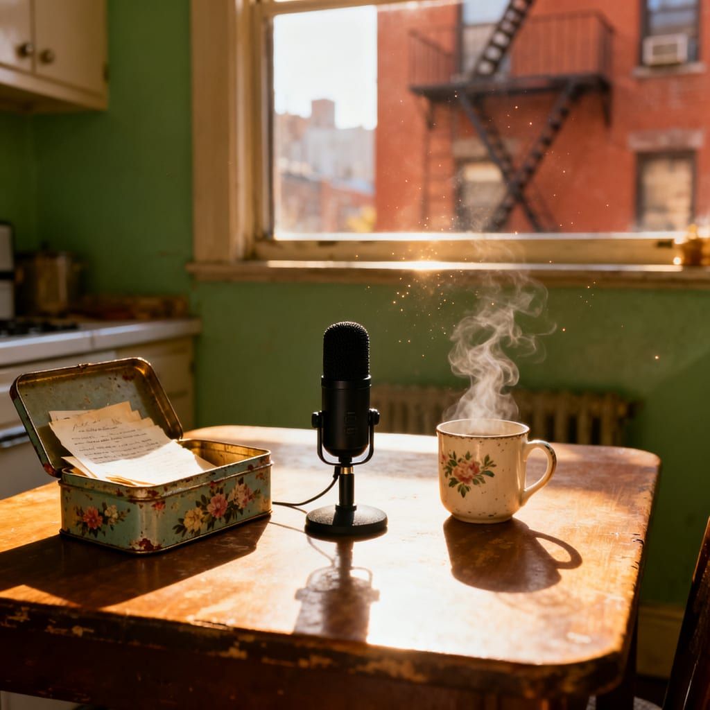 Microphone on the Kitchen Table