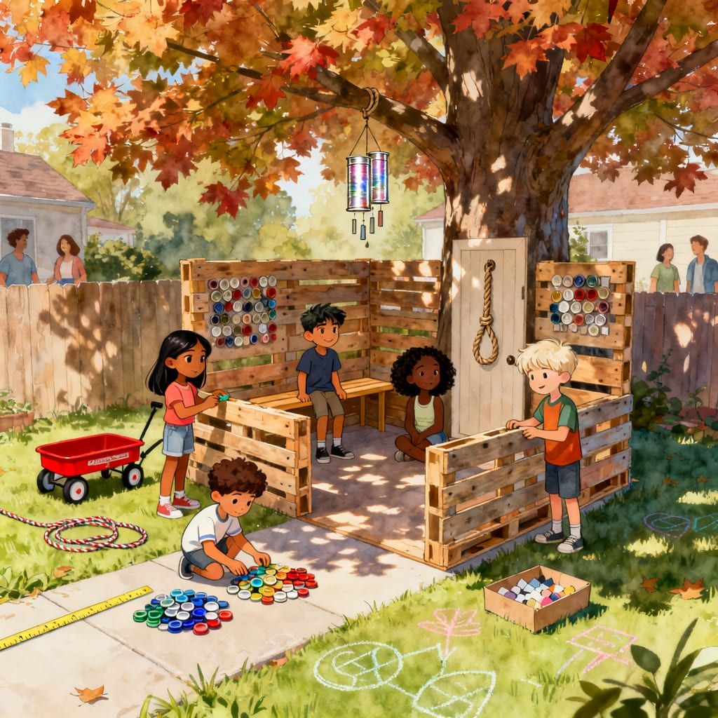 The Recycled Treehouse Adventure