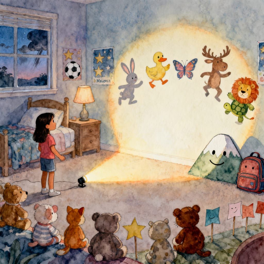 Zoe and the Shadow Animal Parade